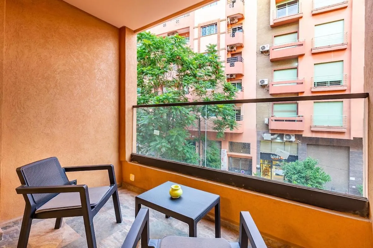 Central Gueliz 1-Bedroom Apartment Marraquexe 0*,  Marrocos