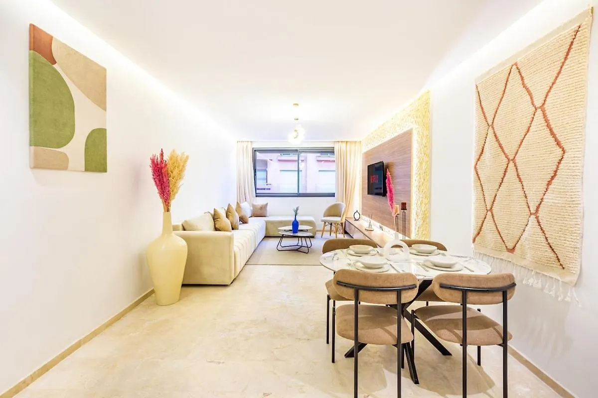 Central Gueliz 1-Bedroom Apartment Marraquexe