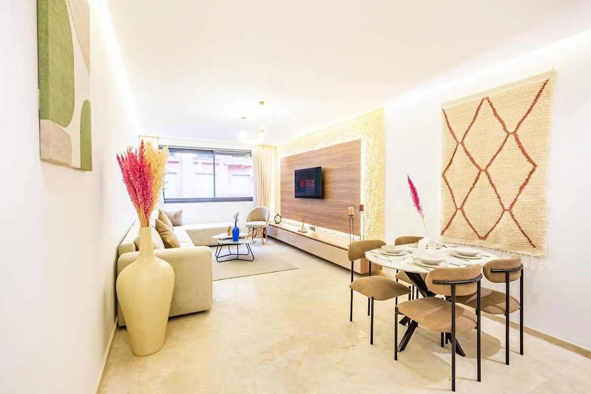 Central Gueliz 1-Bedroom Apartment Marraquexe